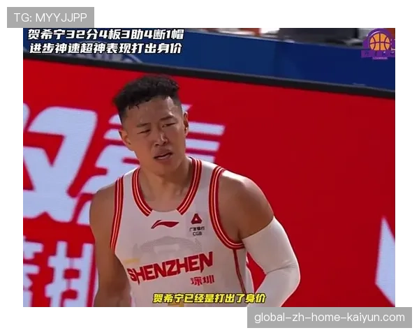 贺希宁本赛季得分上涨5.9分 三分命中率稳定在四成以上